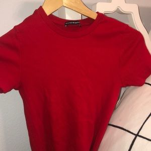 REd brandy Melville tee